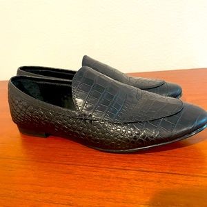 Banana Republic Faux Lizard Skin Loafers